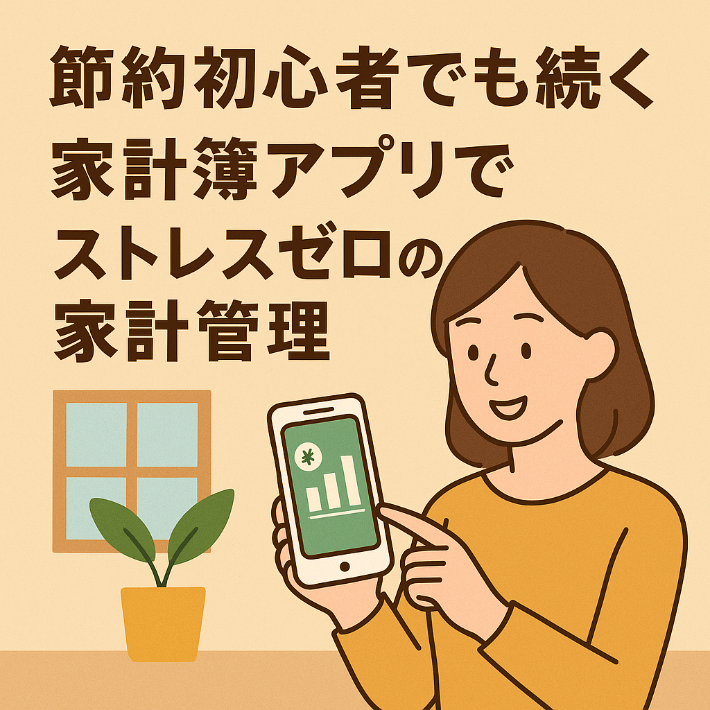 節約初心者でも続く！家計簿アプリでストレスゼロの家計管理