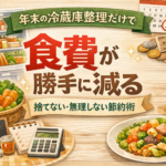 年末の冷蔵庫整理だけで食費が勝手に減る｜捨てない・無理しない節約術