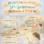 捨てなくてもスッキリ！ゾーン分けだけで片付く魔法のレイアウト術