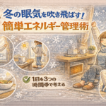 冬の眠気を吹き飛ばす！簡単エネルギー管理術