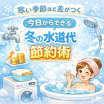 寒い季節ほど差がつく｜今日からできる冬の水道代節約術