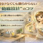 片付けなくても散らからない“動線設計”のコツ
