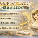どんな本でも“3つだけ”覚えればOK理論