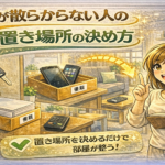 物が散らからない人の置き場所の決め方